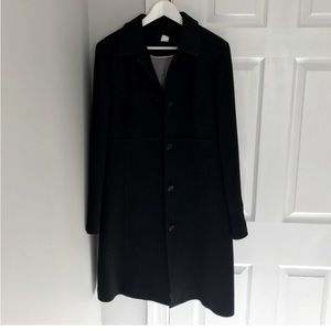 J. Crew Lady Day Coat Black Size 16